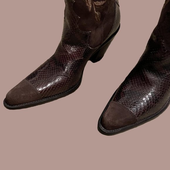 Antonio Melani Justine Brown Suede Boots - Like New! 7M - Picture 3 of 8